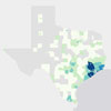 NFIP Repetitive Loss for Texas by Community